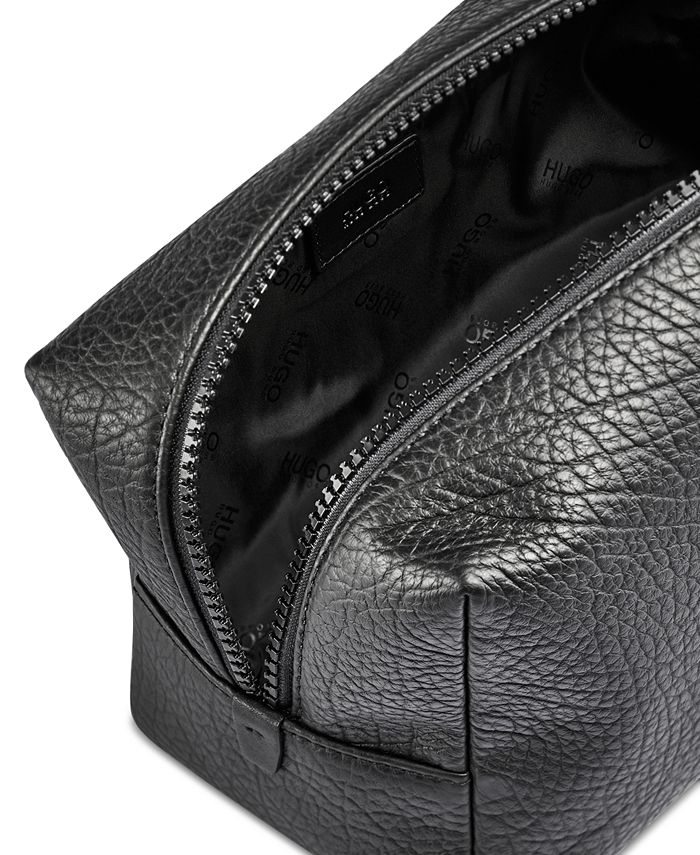 Hugo Boss Men's Victorian Leather Washbag & Reviews - All Accessories ...