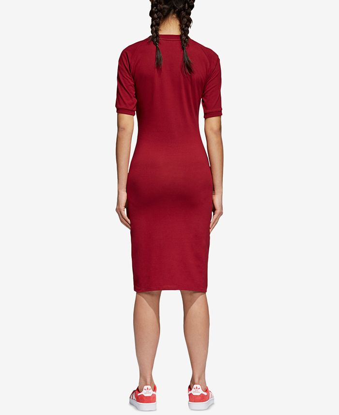 adidas adicolor Cotton Bodycon Dress & Reviews - Dresses - Women - Macy's