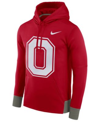 Nike Men's Ohio State Buckeyes Therma Logo Hooded Sweatshirt - Macy's