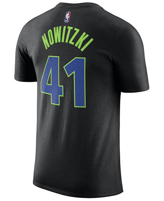 Nike Men's Dirk Nowitzki Dallas Mavericks City Player T-Shirt - Macy's