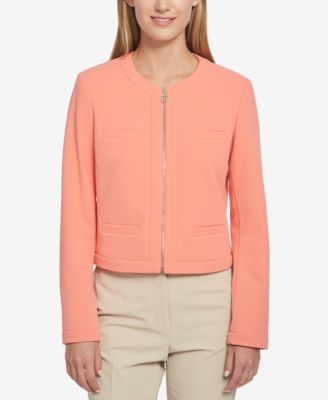 tommy hilfiger zip front jacket