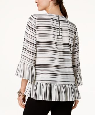 Alfani Striped Ruffle Trim Top Created For Macy S Macy S   9372828 Fpx.tif