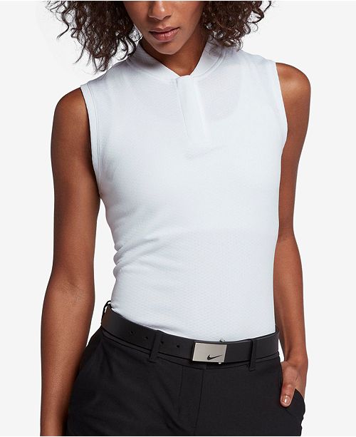 Nike Dry Sleeveless Golf Polo Tops Women Macy's