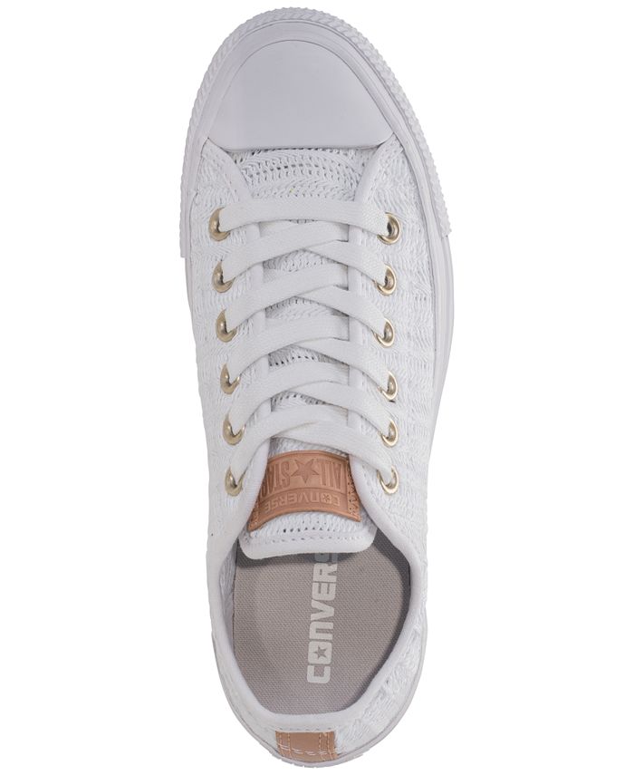 Converse Women's Chuck Taylor Ox Woven Casual Sneakers from Finish Line ...