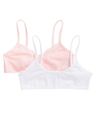Maidenform - 2-Pk. Crop Bras, Little Girls & Big Girls