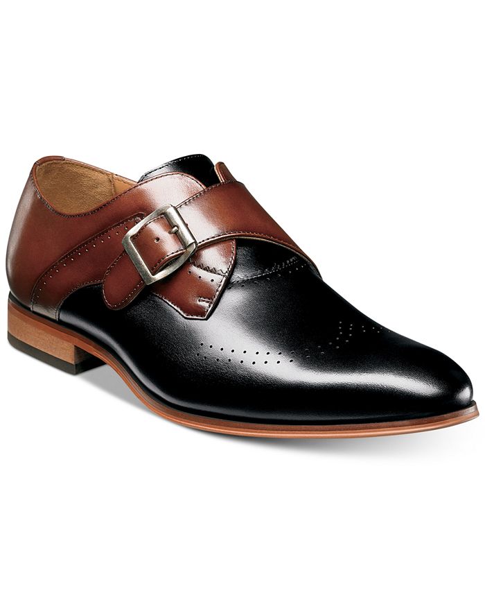 Stacy Adams Men's Saxton Monk Strap Wingtip Loafers - Macy's