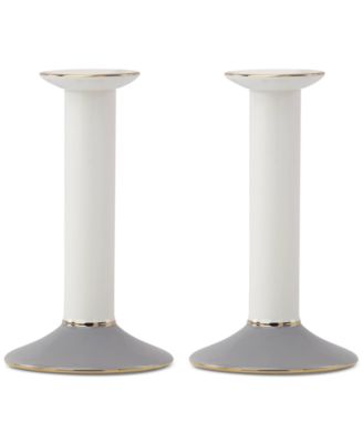 kate spade new york - Oak Street Candlestick Pair