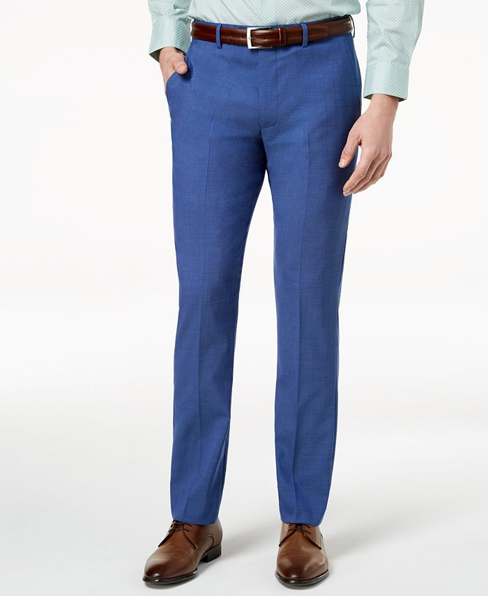 Original Penguin CLOSEOUT! Men's Slim-Fit Stretch Bright Blue Suit - Macy's