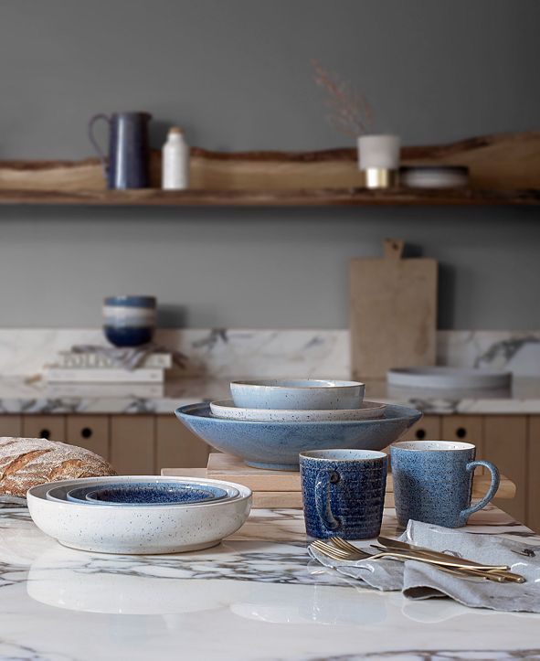 Denby Studio Blue Dinnerware Collection & Reviews Dinnerware Dining