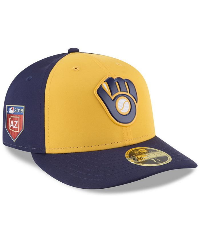 New Era Milwaukee Brewers Spring Training Pro Light Low Profile 59Fifty  Fitted Cap - Macy's