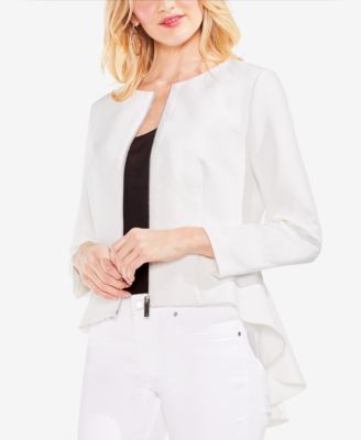 high low blazer jacket