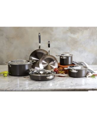 All-Clad LTD 10-Pc. Hard-Anodized Stainless Steel Cookware Set