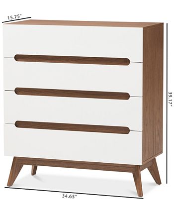 Furniture - Calypso 4-Drawer Chest, Quick Ship