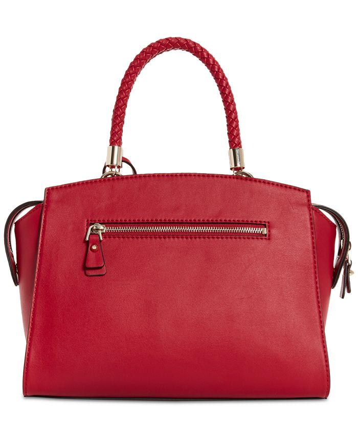 GUESS Alessia Large Satchel - Macy's