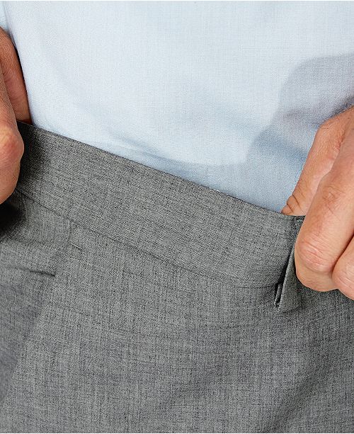 Haggar J M Slim Fit 4 Way Stretch Flat Front Dress Pants Reviews Pants Men Macy S