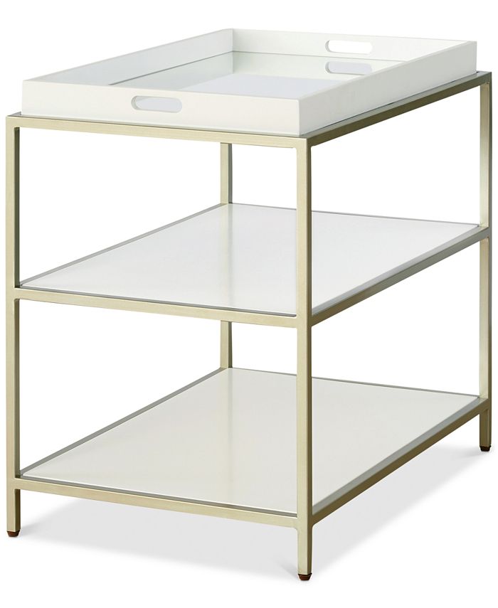 Palliser Delano Rectangular End Table with Removable Tray Macy's