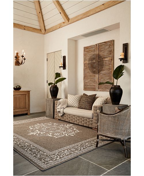 Karastan CLOSEOUT! Portico San Tropez 8' x 10' Indoor/Outdoor Area Rug & Reviews Rugs Macy's