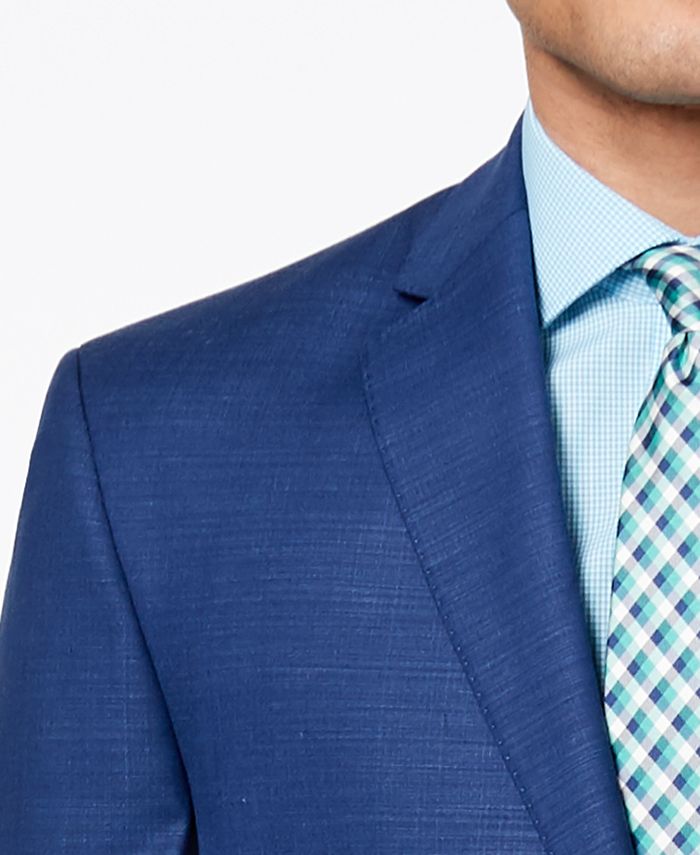 Sean John Men's Classic Fit Suit Jacket Blue Size 40