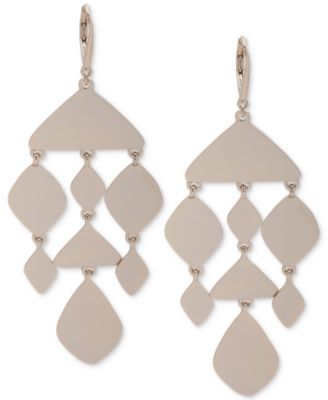 DKNY - Gold-Tone Chandelier Earrings