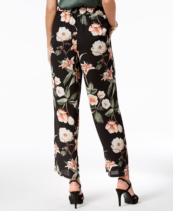 Thalia Sodi Printed Wide-Leg Soft Pants, Created for Macy's & Reviews ...