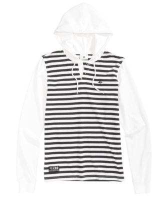 LRG Men's Striped Hoodie