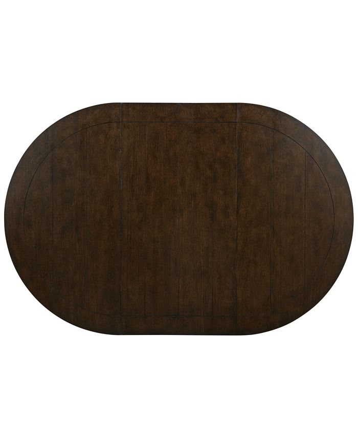 Furniture Baker Street Round Expandable Dining Table, Created for Macy's Macy's
