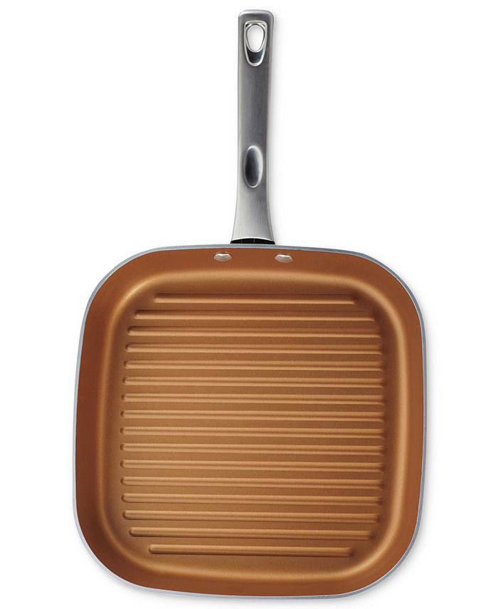 Ayesha Curry - 11.25" Porcelain Enamel Deep Square Grill Pan