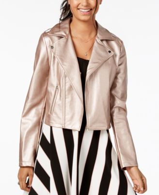 macys junior leather jacket