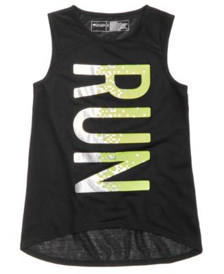 Ideology Womens Mesh Hem Tank Top Black Size Small main image 1