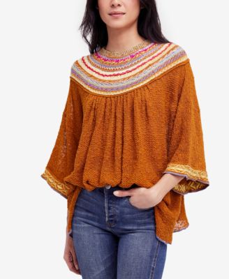 Free People - Vacation Embroidered Sweater