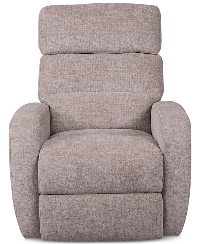 Furniture Stellarae Fabric Power Recliner With Power Headrest And USB