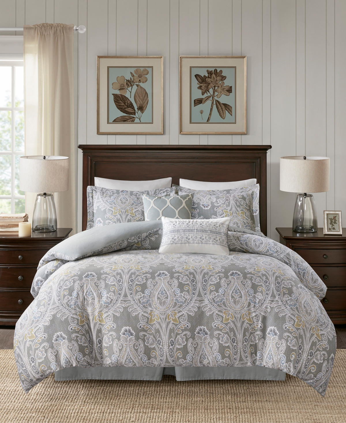 Harbor House Hallie Full 6-pc. Comforter Set Bedding In Grey