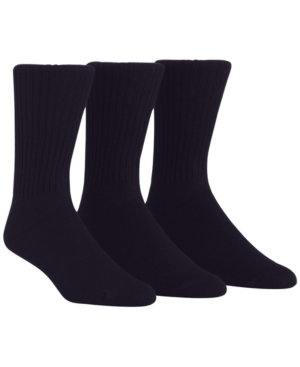 Calvin Klein Men's Cotton Rich Casual Rib Crew Socks 3-Pack