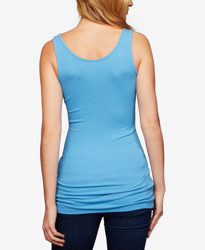 A Pea in the Pod Maternity Ruched Tank Top - Macy's