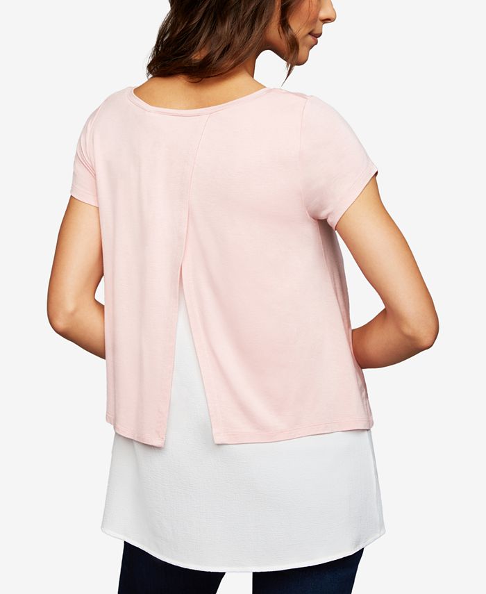 A Pea in the Pod Tiered Nursing Top Macy's
