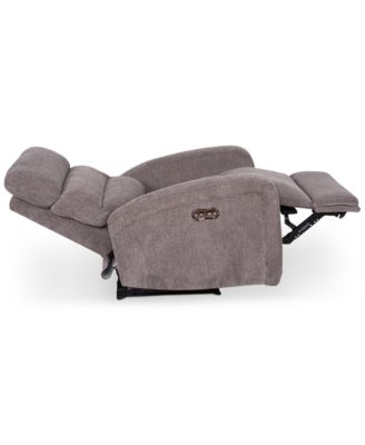 Stellarae Fabric Power Recliner with USB, Created for Macy's
