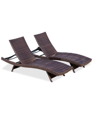 NOBLE HOUSE WESTLAKE OUTDOOR CHAISE LOUNGE (SET OF 2)