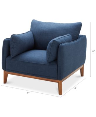Jollene 39" Fabric Armchair, Created for Macy's