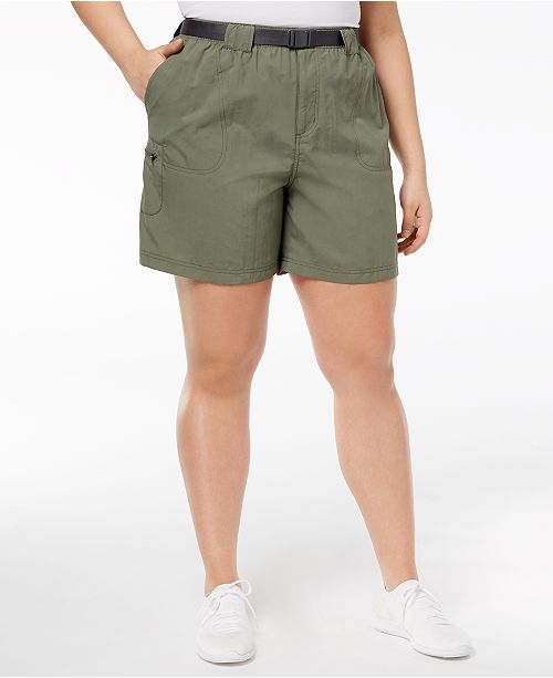 Columbia Plus Size Sandy River™ Belted Cargo Shorts & Reviews Shorts Plus Sizes Macy's