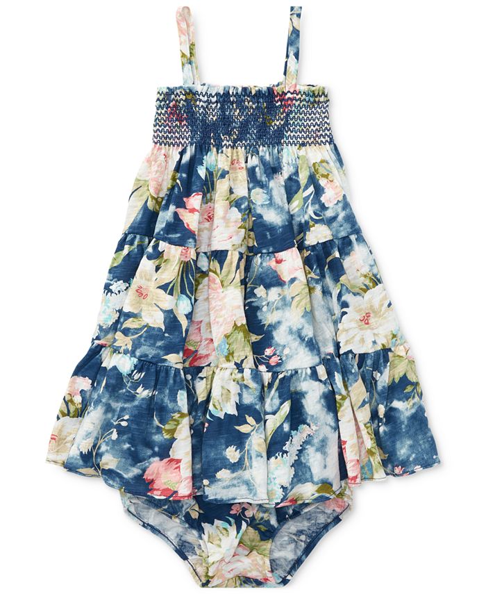 Polo Ralph Lauren Floral Print Dress Baby Girls Macy s