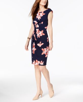 Connected - Floral-Print Wrap Dress