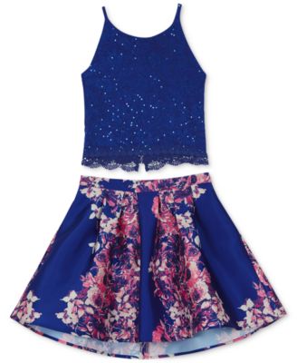 macy's 2 piece dress