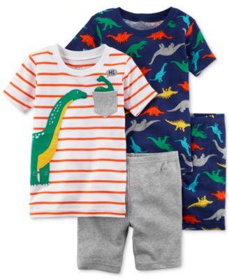 Carter's - 4-Pc. Printed Pajamas Set, Baby