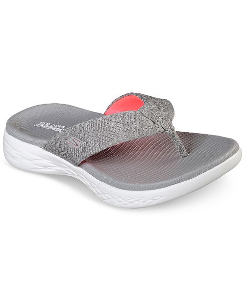 Skechers Women S On The Go 600 Preferred Athletic Thong Flip