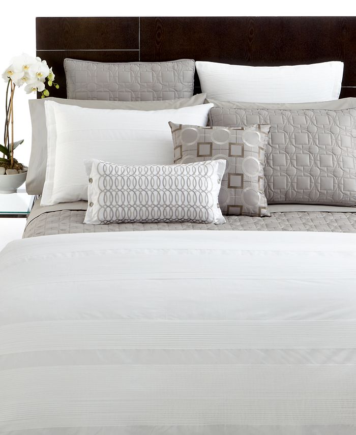 Hotel Collection CLOSEOUT! Deco White King Bedskirt Macy's