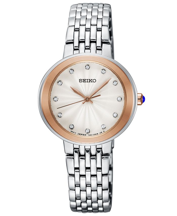 Macy's seiko women's discount watches