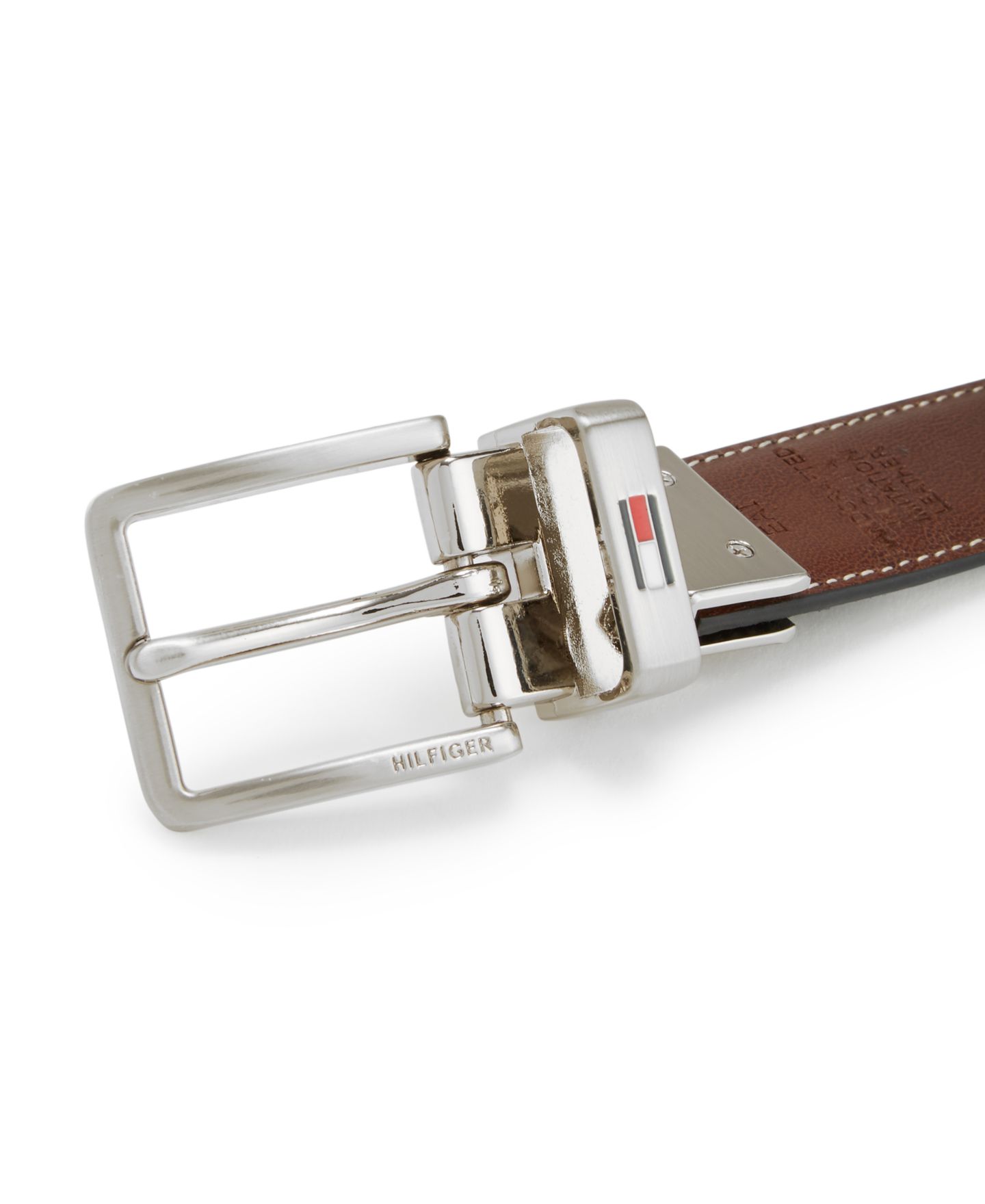 Ремень Tommy Hilfiger Black and Brown Reversible Belt для мальчиков — фото 2