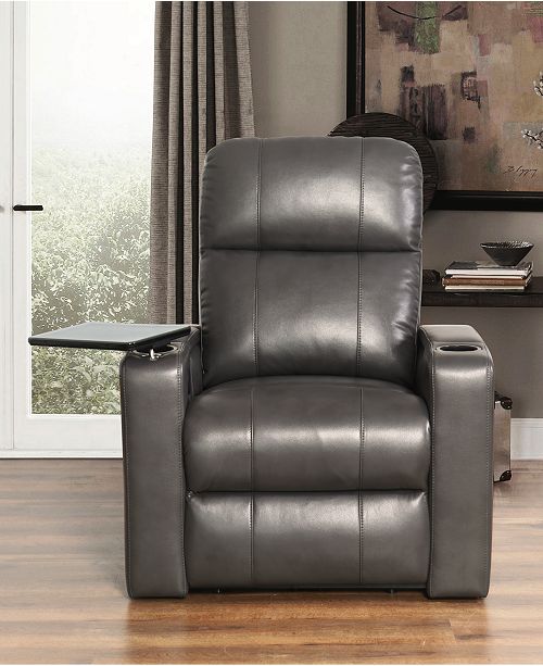Abbyson Living Thomas Leather Power Recliner, Quick Ship & Reviews