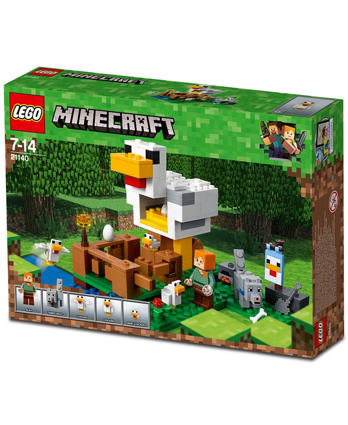LEGO® Minecraft The Chicken Coop Set 21140 Macy's