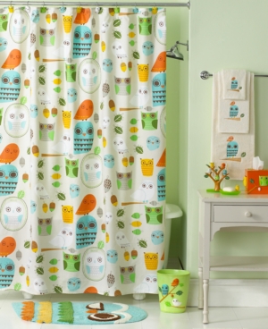 Creative Bath Accessories, Give a Hoot Shower Curtain Bedding